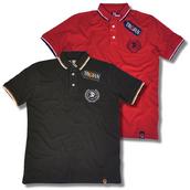 View Item Lambretta Trojan Laurel Skin Mod 3 Button S/S Pique Polo Shirt